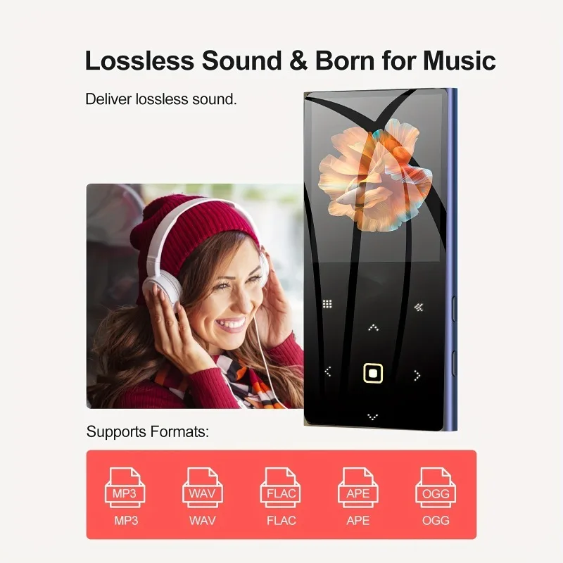 Портативный цифровой MP3-плеер Емкостью 32 ГБ С музыкой Без Потерь 3 5-дюймовым