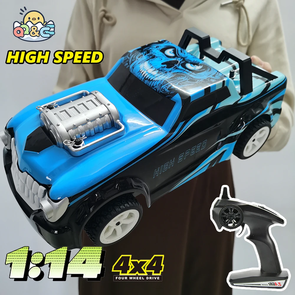 RC Car Off Road 1:14 4WD Remote Control High Speed Car 40 Km/s Drift Vehicle Monster Truck Large Boy Child Toys for Kids Gifts