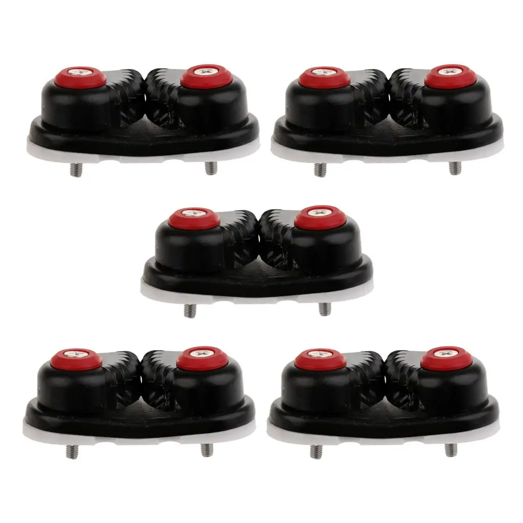 

5x Sailboat Cam Cleat for Dia. 10-14mm Rope Sailing Boat Marine Repair Tool