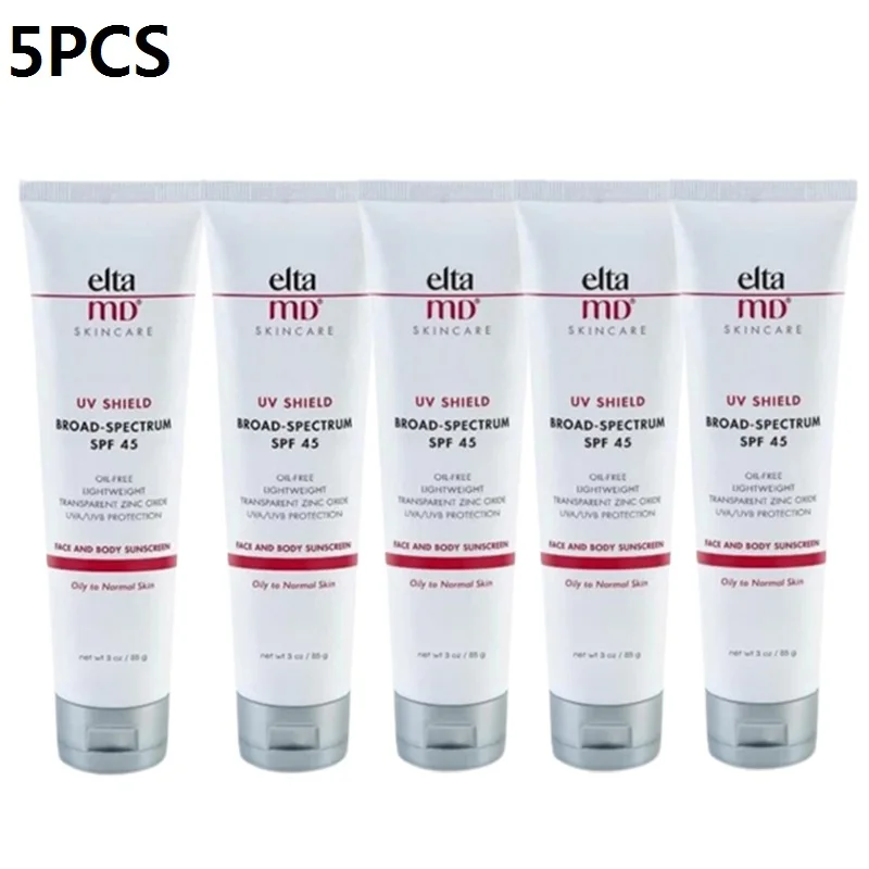 

5PCS Elta MD UV Sunscreen SPF45 Eltamd Makeup Facial Shields Primer Skincare Broad-Spectrum SPF 45 Anti Oxidant Prevent Sunburn