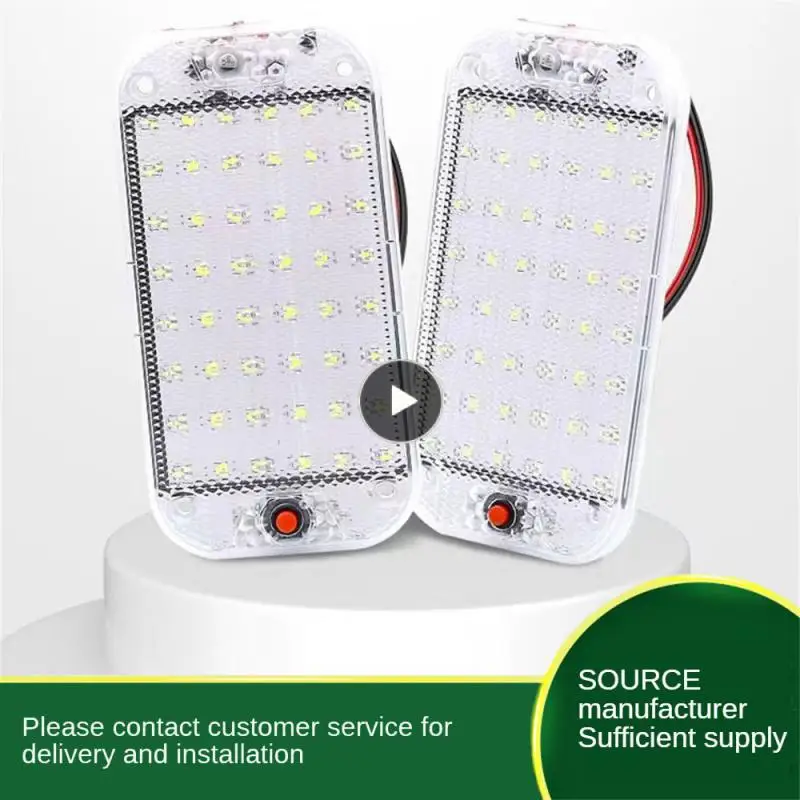 

10w Ceiling Lamp Bright Multifunctional Car Decorative Lamp Waterproof High Brightness Car Supplies 85v Cold White Durable