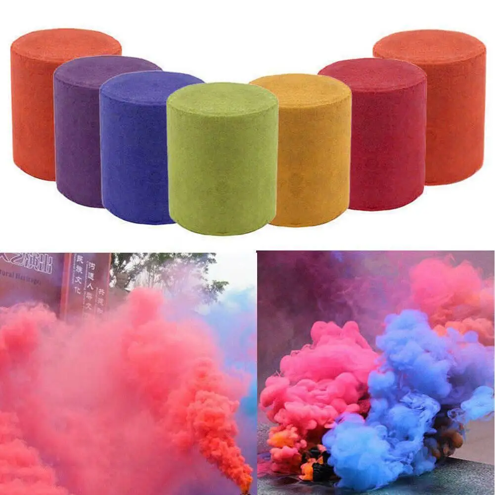 

2022 Colorful Smoke Pills Combustion Smog Cake Effect Smoke Bomb Pills Portable Photography Prop Halloween Props Party Supplies