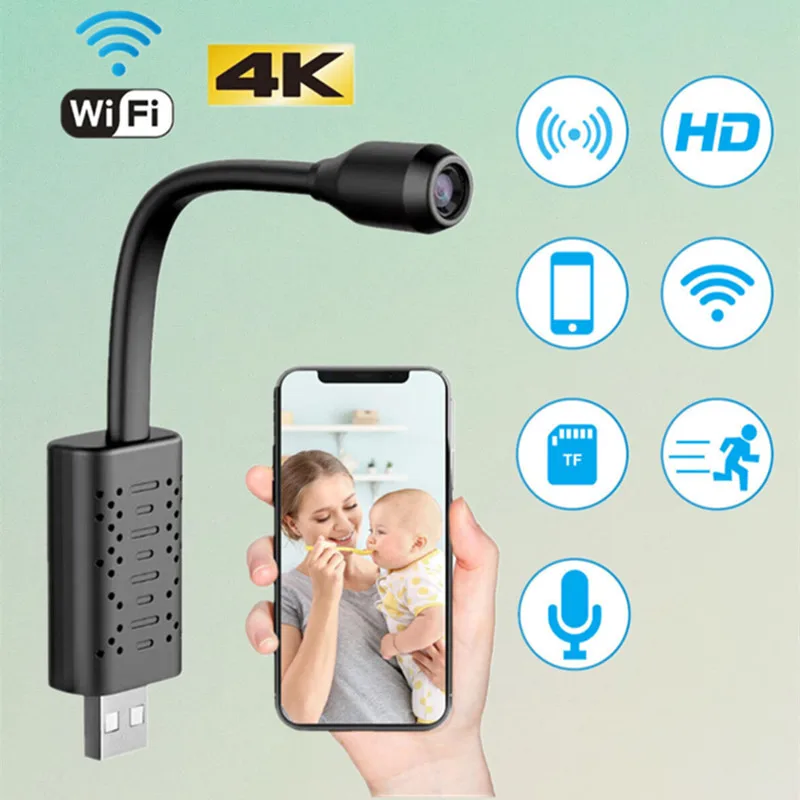 

USB Wi-Fi Веб-камера с датчиком движения, 1080P