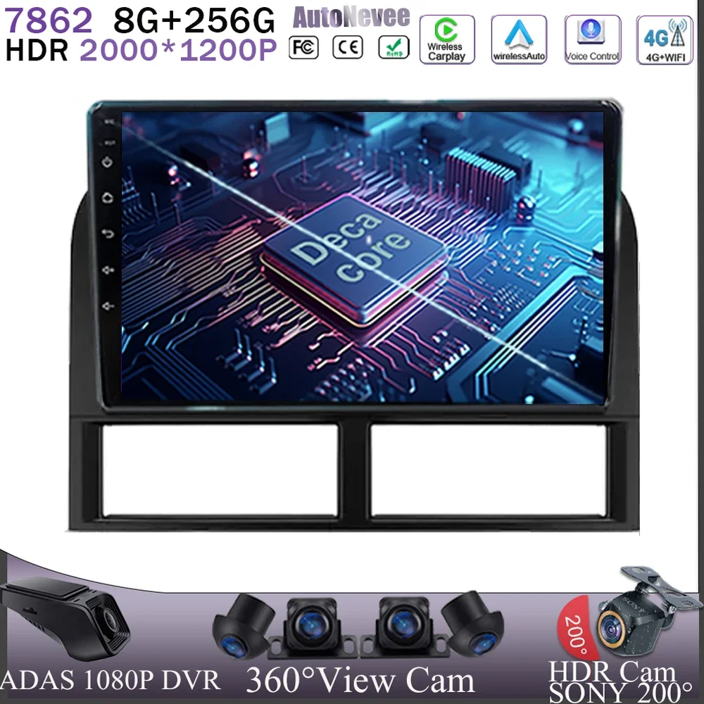 Android 13 для Jeep Grand Cherokee II WJ 1998 - 2004 видео Carplay Радио Мультимедийный DVD GPS BT 2din стерео 5G