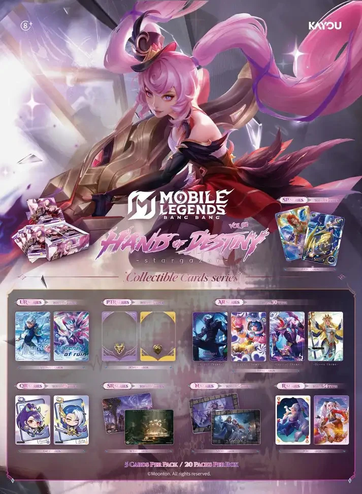 Фото Оригинальная коллекционная игровая карта KAYOU Mobile Legends MLBB (английская версия) «Межзвездное путешествие» – игрушка-подарок №2