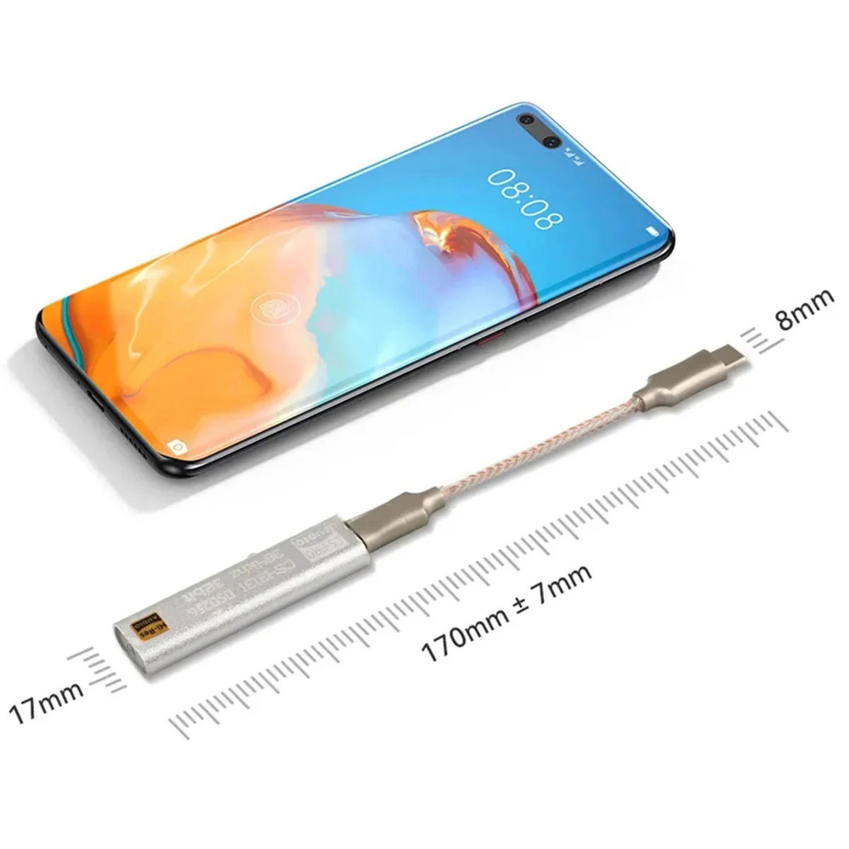Усилитель для наушников USB типа C на выходе 3 5 мм AUX-адаптер Hi-Fi аудиочип декодер