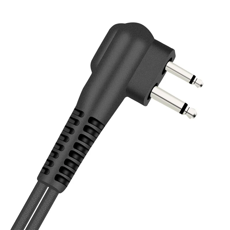 2 pin Headset Mic Covert Acoustic Tube Earpiece for Motorola Two Way Radios Security  Headsets