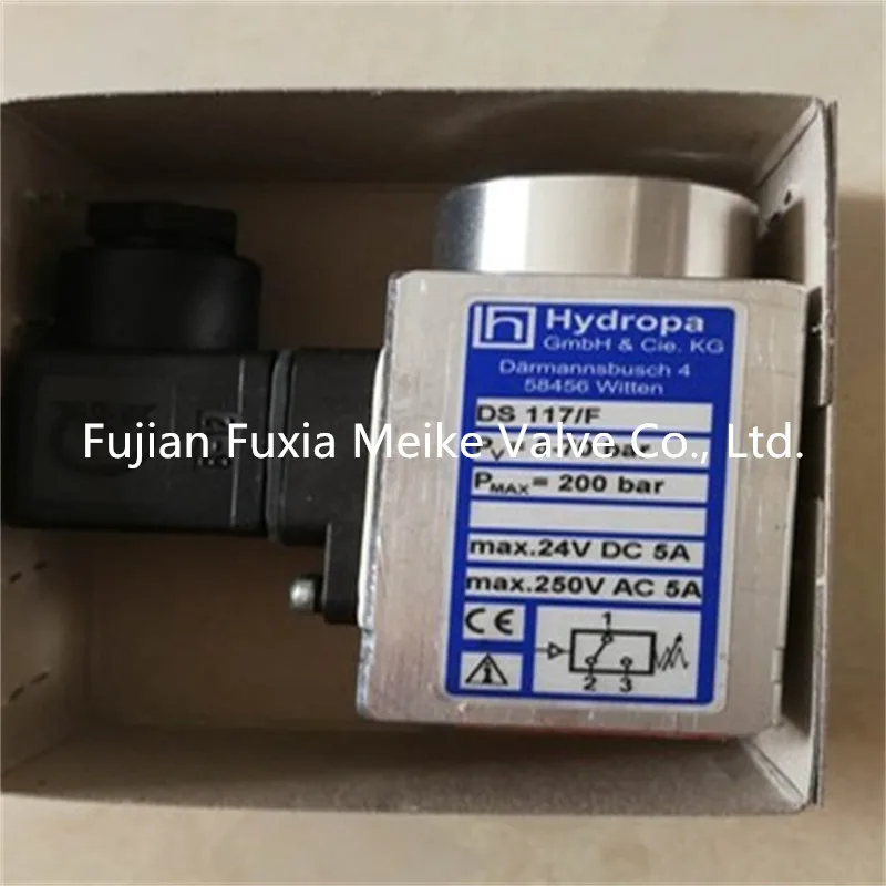 Hydropa  Pressure switch  DS 117/F DS117/F  PV=5-70bar