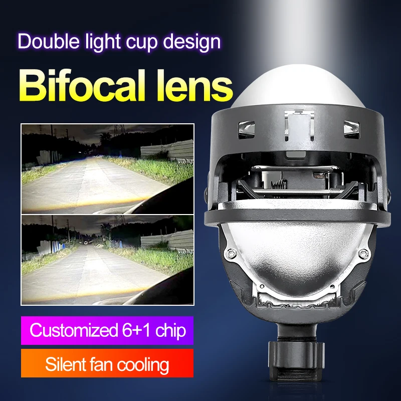 Bi светодиодный Проекционные линзы для мотоцикла 2 5 дюйма 3-дюймовая фара Hella 3R G5