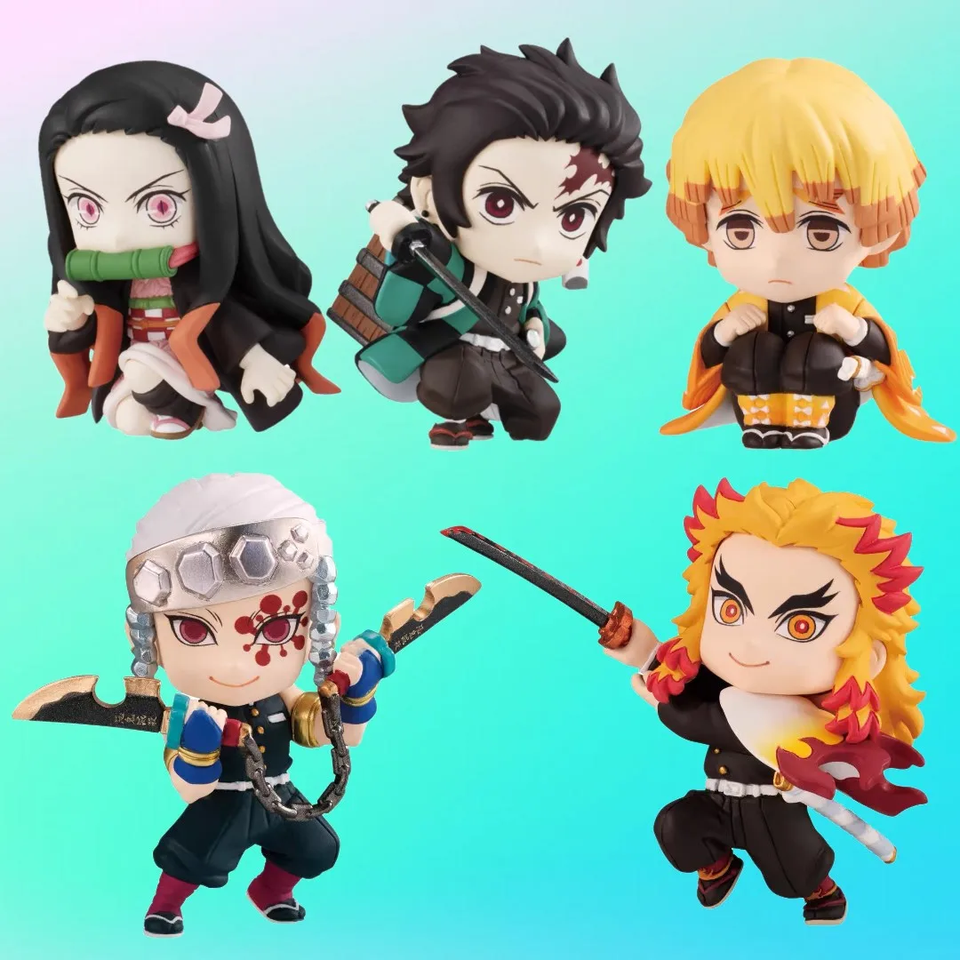 

Bandai Demon Slayer Kimetsu No Yaiba ADVERGE MOTION Uzui Tengen Kamado Tanjirou Nezuko Doll Gifts Toy Model Anime Figure Collect