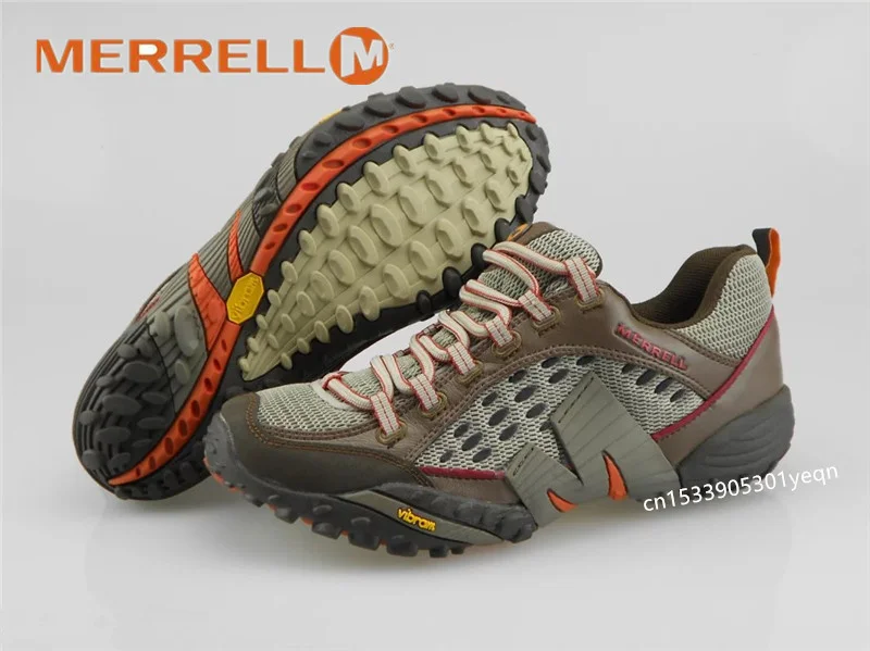 Merrell Men Breathable Light Air Mesh Outdoor Sports Shoes For Mountain Cross-Country Climbing Aqua Beach Sneakers