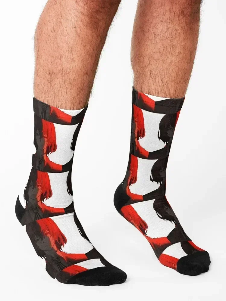 Носки Goro Akechi свободные походные рождественские подарки мужские носки роскошные