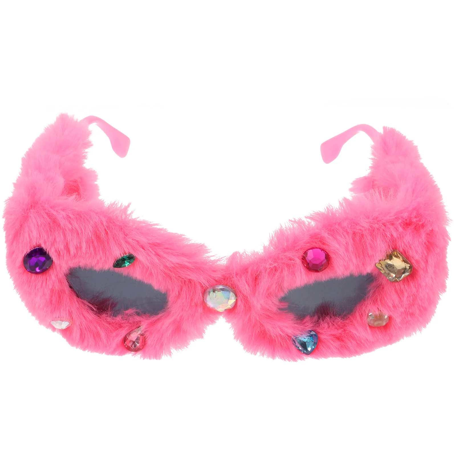 

Plush Eyeglasses Eyewear Costume Decorative Sunglasses Aesthetic Cool Photo Party Furry Christmas