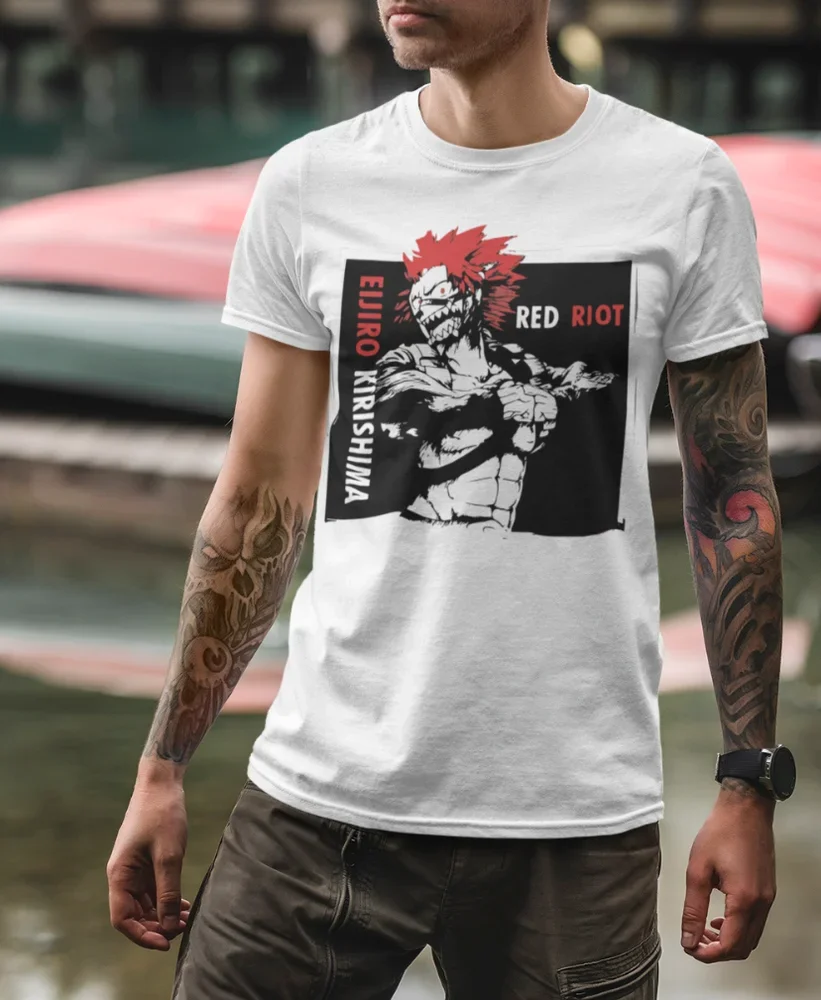 Eijiro Kirishima My Hero Red райот Boku no BNHA новая рубашка унисекс