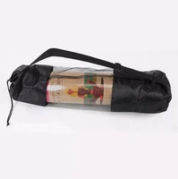 black yoga backpack yoga mat bag waterproof backpack yoga bag nylon pilates carrier mesh adjustable strap sport tool convenience