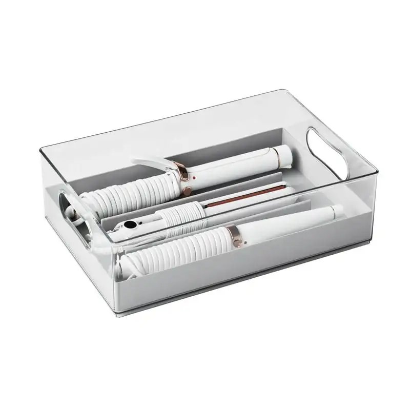 

Tool Bin with Silicone Insert, Clear Plastic Storage Bin