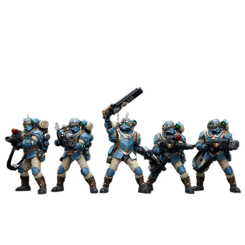 

In Stock JOYTOY WARHAMMER Astra Militarum Tempestus Scions Squad 55th Kappic Eagles Tempestor Tempestus Scion Robot Action Model