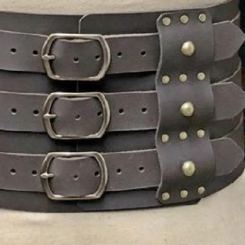 Средневековая Европейская римская Броня-Гладиатор огромный пояс в виде почек с