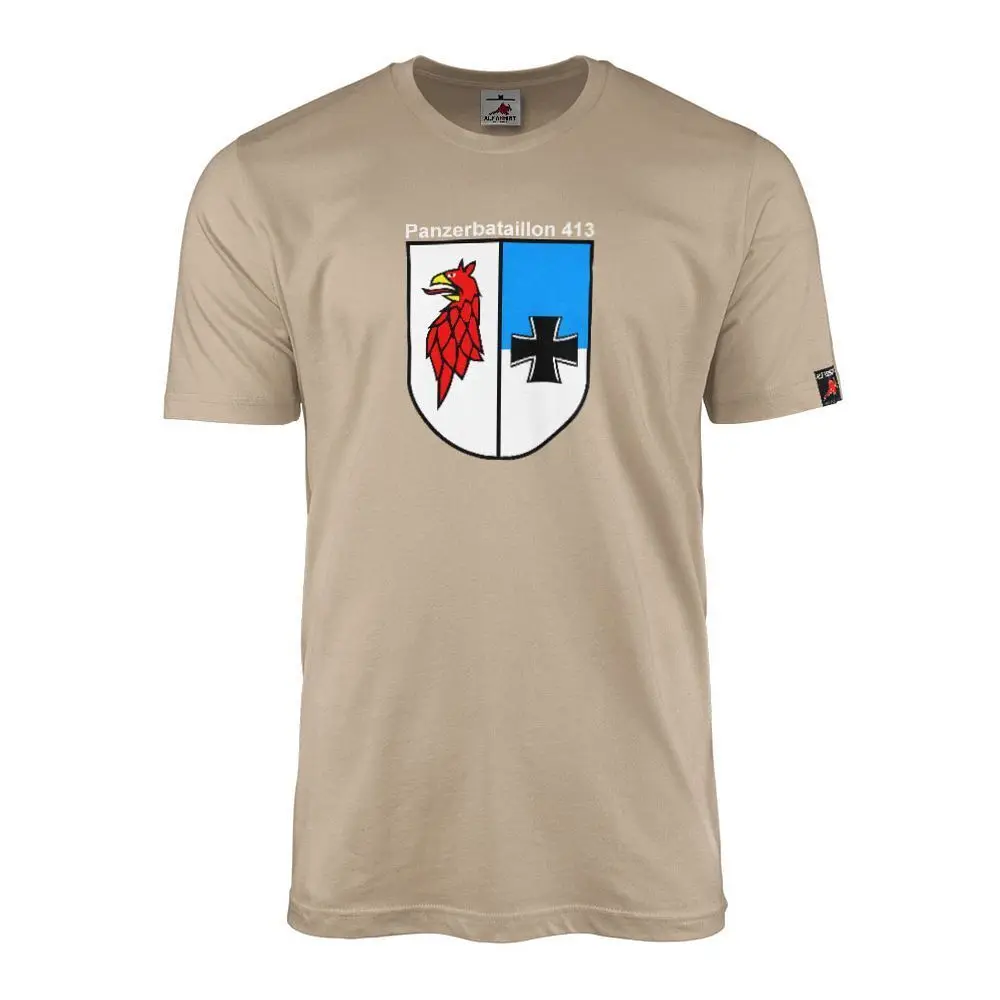 Футболка с эмблемой батальона танков Tergelow PzBtl 413 1136