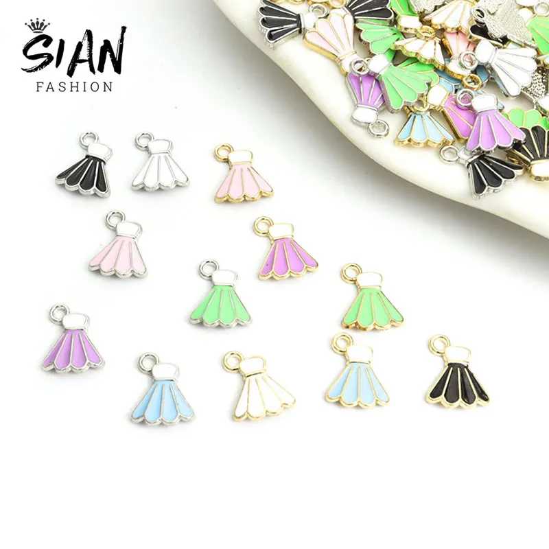 

20pcs Enamel Small Badminton Charms Candy Color Alloy Pendant Charms Handmade Accessories DIY Jewelry Making Necklace Accessory