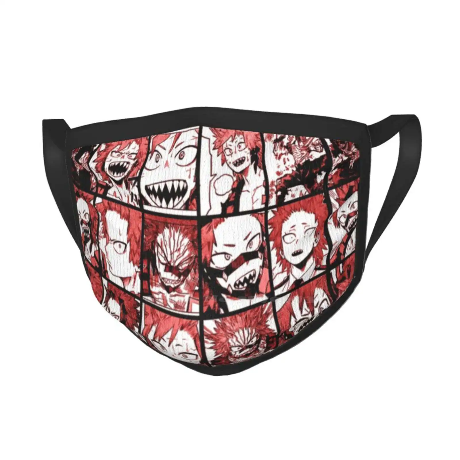 Bnha Kirishima Коллаж-цветная версия вязаная шапка теплая уличные шапки коллаж Boku No Hero