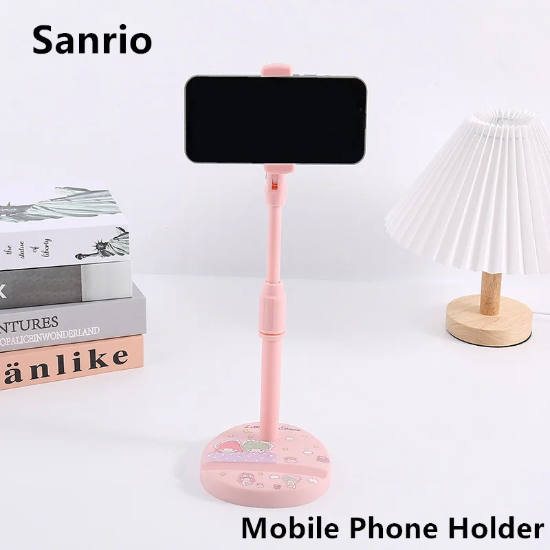 

Sanrio Anime Phone Stand Mymelody Suitable Apple Android Kawaii Detachable 360-degree Rotating Mobile Kuromi Phone Bracket