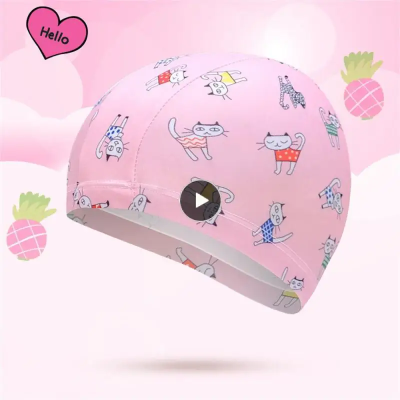 

Three Piece Three-dimensional Molding Children Swimming Cap Swimming And Wading Sports Protective Release Swimming Cap Cartoon