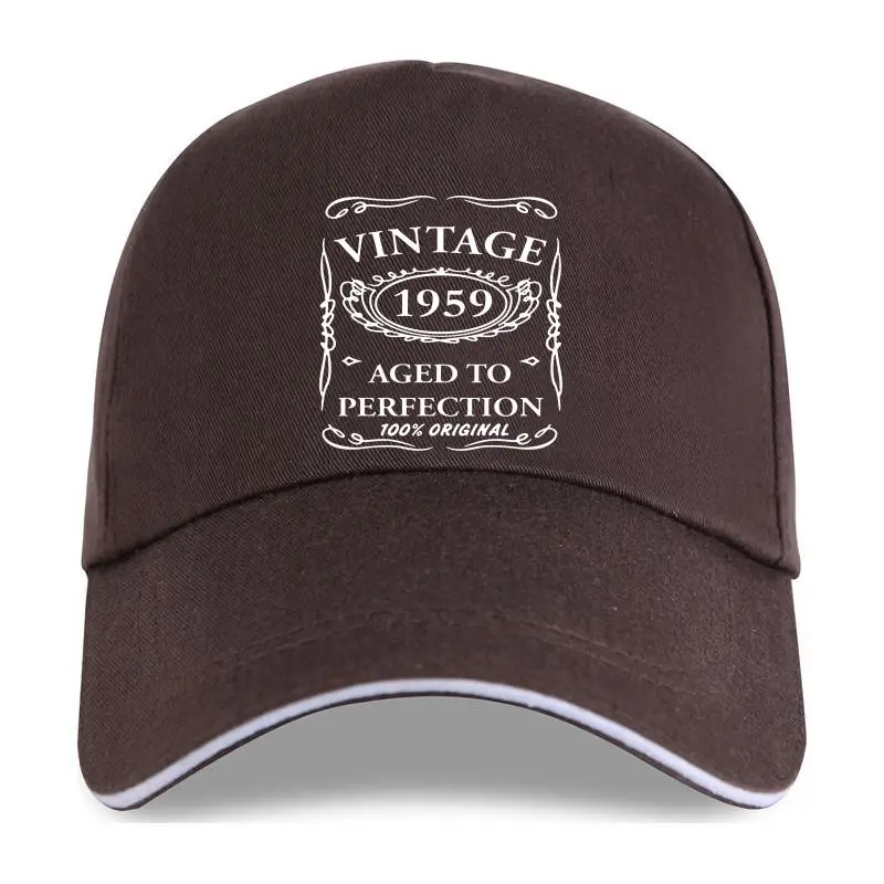 

60Th Birthday Present Gift Year 1959 Aged To Perfection Funny Baseball cap Unisex Loose Size