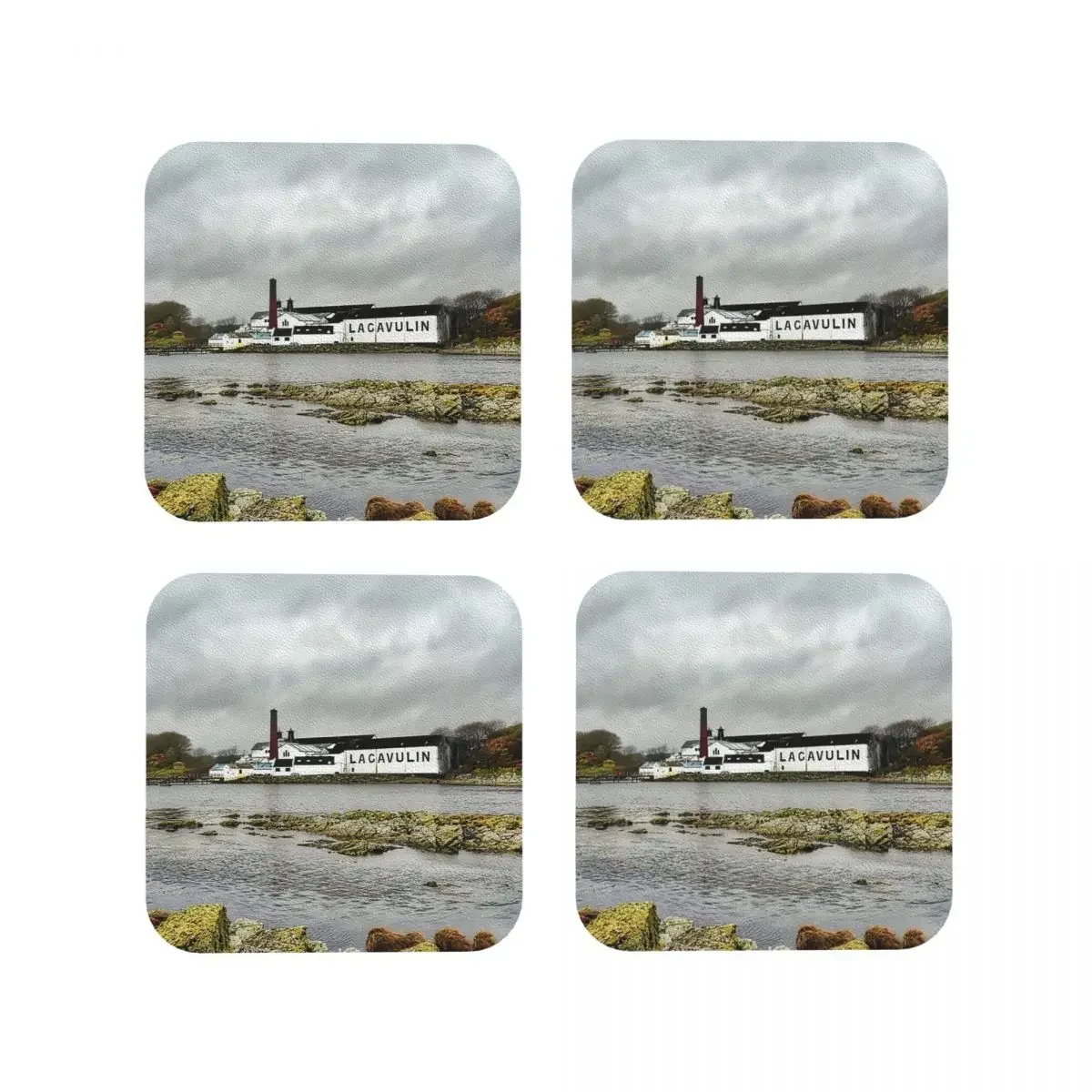 Lagavulin дистилляционные подставки кофейные коврики набор из 4 салфеток кружка