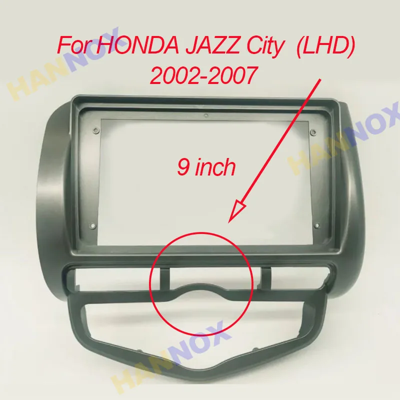 

Автомобильный радиоприемник HANNOX 9 дюймов 2din Android GPS DVD-плеер рамка для HONDA JAZZ Fit City 2002-2007
