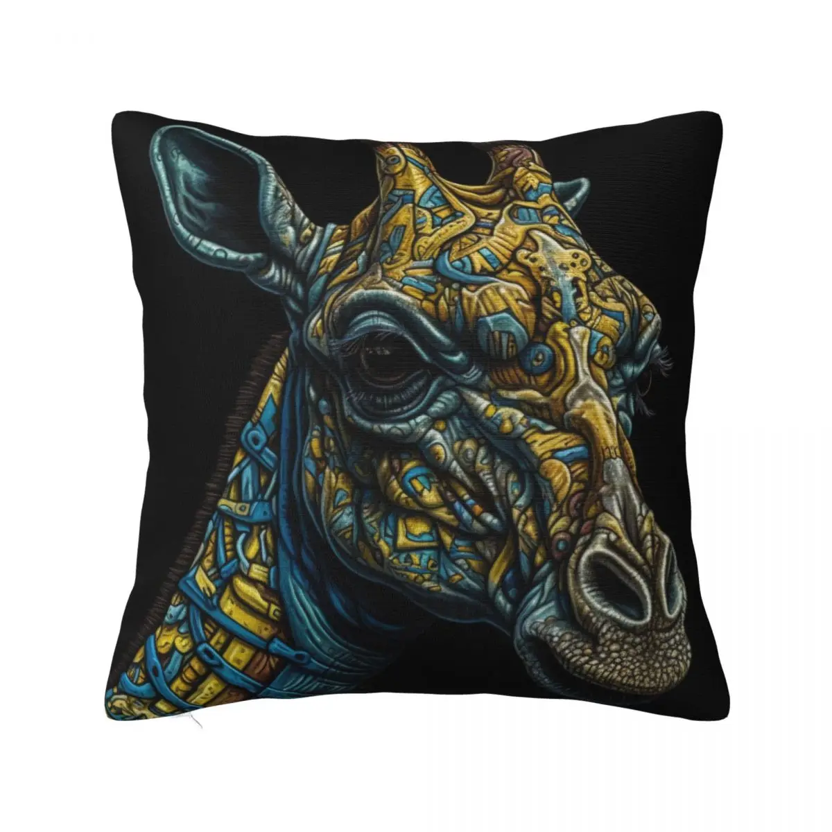 

Giraffe Pillow Case High Detail Zombie Portraits Spring Colored Pillowcase Polyester Bedroom Zipper Cover