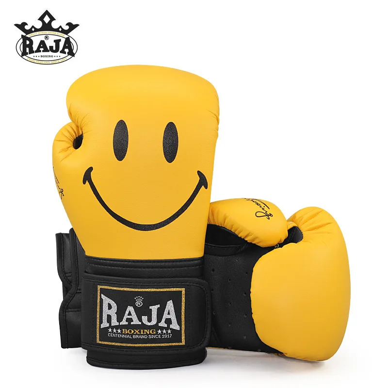 Боксерские перчатки RAJA для взрослых мужчин и женщин мужские с улыбающимся лицом