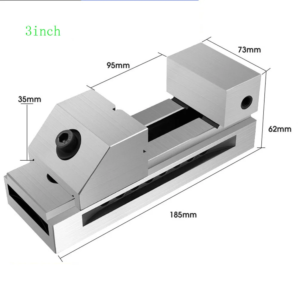 3&quot Qkg Тиски Станок Шлифовальный фрезерный станок с ЧПУ Инструмент QKG