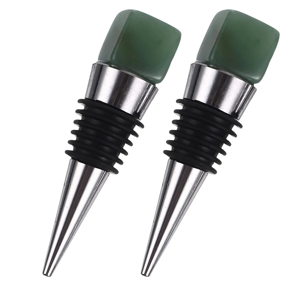 

2pcs Crystal Stopper Bottle Stopper Decorative Bottle Stoppers