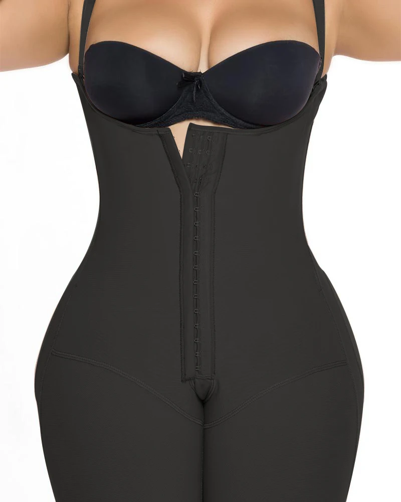 Women's Corset Knee Length Underbust Body Shaper Fajas For Postpartum Girdle Waist Trainer Sexy Lingerie