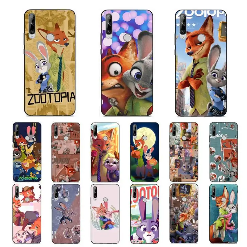 

Disney Zootopia Phone Case for Huawei Y 6 9 7 5 8s prime 2019 2018 enjoy 7 plus