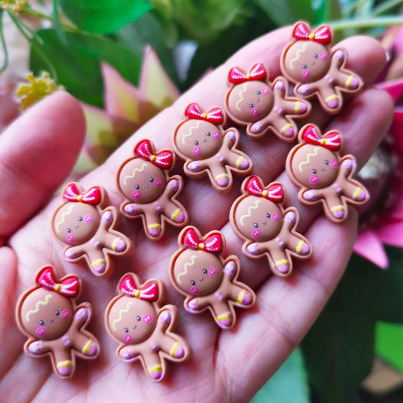 10 шт. миниатюрные пряничные печенья с плоским основанием для мальчиков и девочек