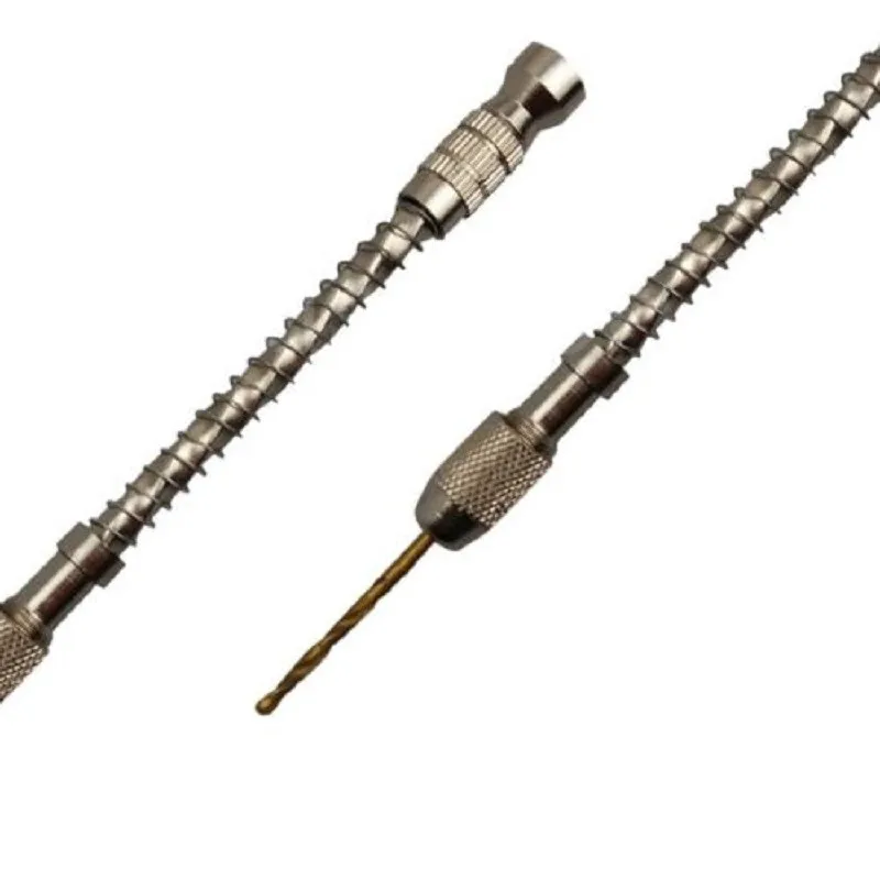 

Aluminum Semi-Automatic Mini Manual Drill Spiral Hand Push Chuck Twsit Micro Drill Bit 0.5-3.2mm/0.3-2mm For Drilling Wood