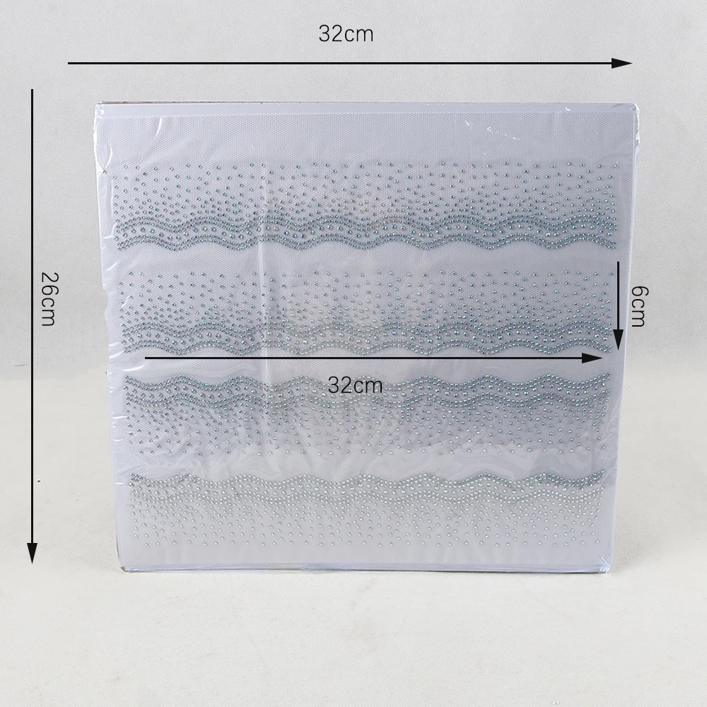

wholesale Crystal Rhinestone Stickers Sheet Strass HotFix Rhinestones Transfer Glass Applique for T shirt Dress scarf