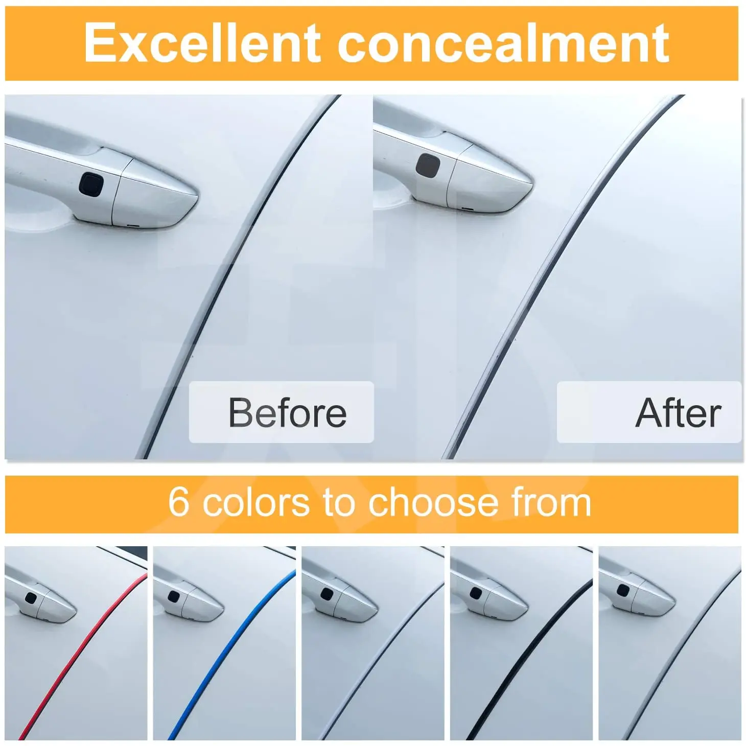 Лента U-образная для защиты от ударов двери автомобиля 5/10 м |