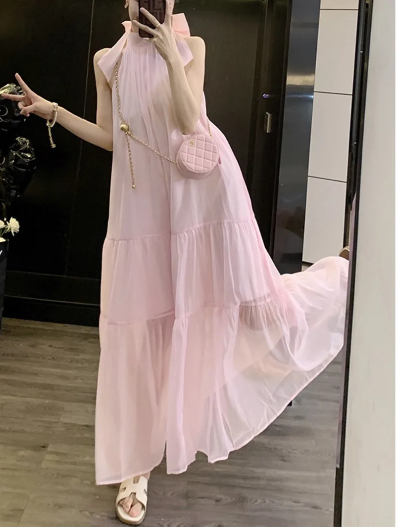 Приталенное платье для девушек Lazy Desire соляная Милая женская одежда лето 2024