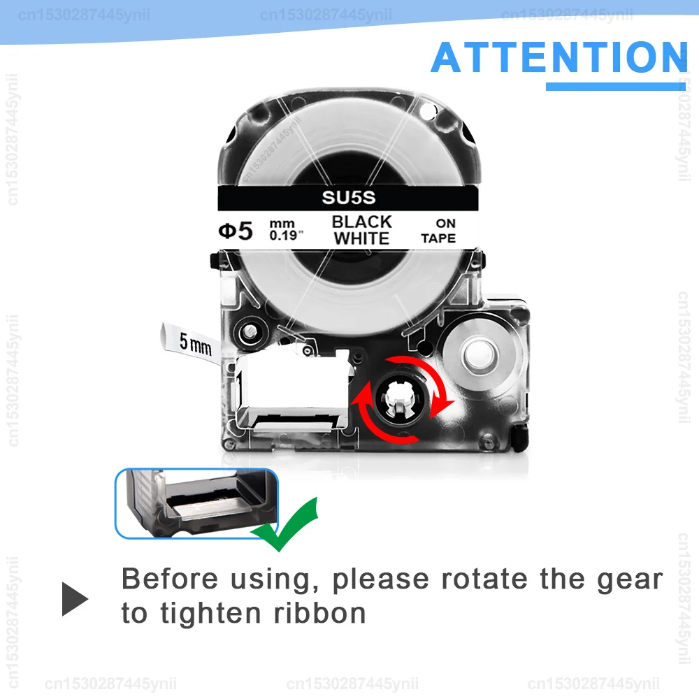 3/5 шт. SU5Y совместимые с Epson SU5S SU3W SU3Y SU11S SU11Y 3 5/5/11 мм термоусадочная трубка для LW300 400