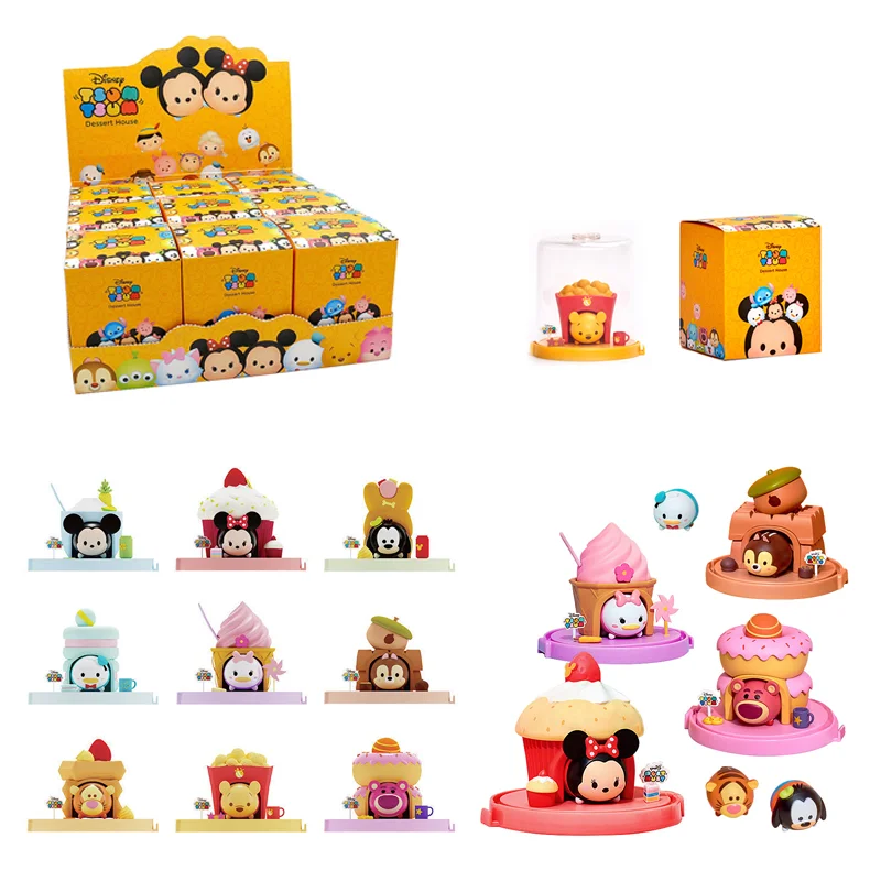 

Оригинальная серия Disney Tsum, Микки Маус, Минни, экшн-фигурка, искусственная мини-кукла, украшение, Микки, торт, игрушка в подарок