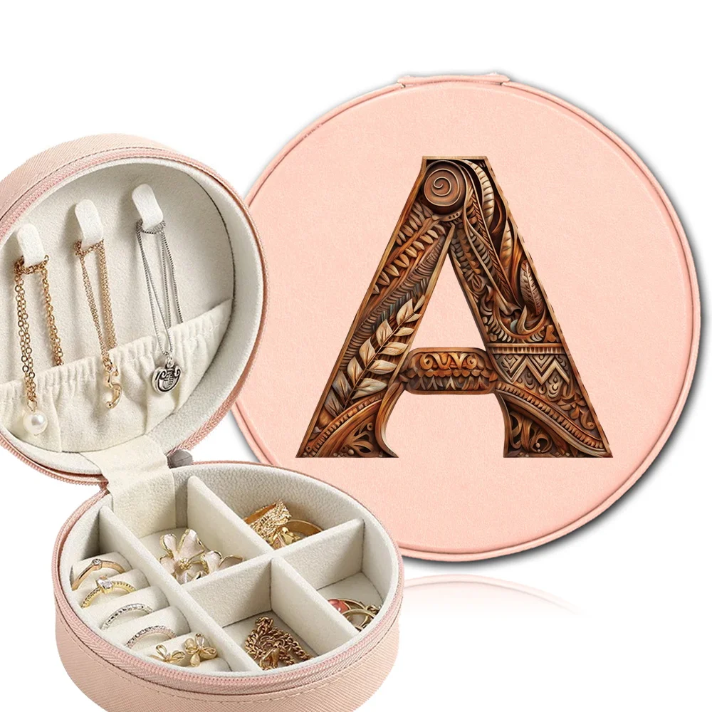 Шкатулка для хранения ювелирных изделий женщин дорожный Органайзер из