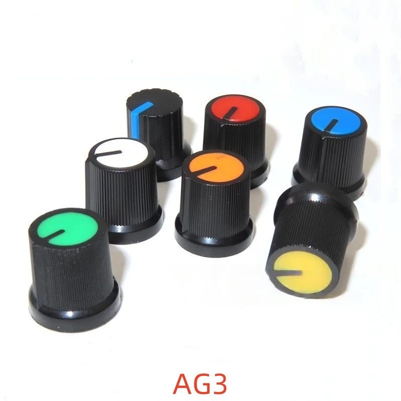 

10/100 шт. WH148 крышка ручки потенциометра усилителя мощности крышка ручки AG2 AG3 тип пластиковая сливовая ручка 15 мм x 17 мм