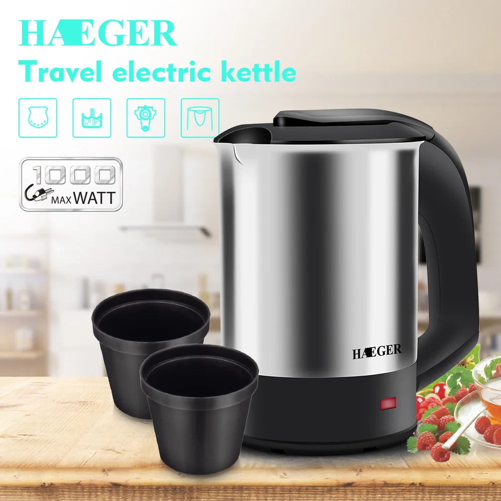 

European Standard Stainless Steel Electric Kettle Automatic Power Off 0.5L