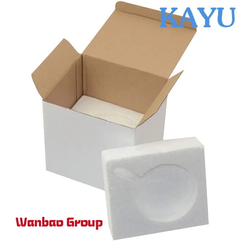 Personalised Custom White Paper Cardboard Corrugated Mail Coffee Mug Packaging Box With Foam Insert For Shipping