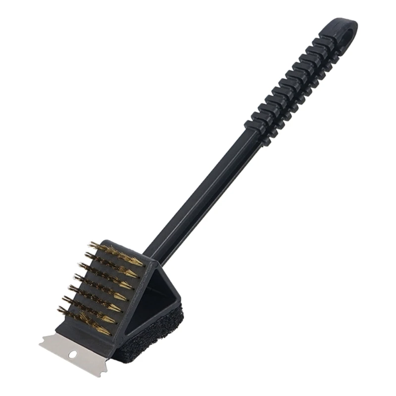 Щетка для чистки гриля барбекю щетка с длинной щетиной из нержавеющей стали и