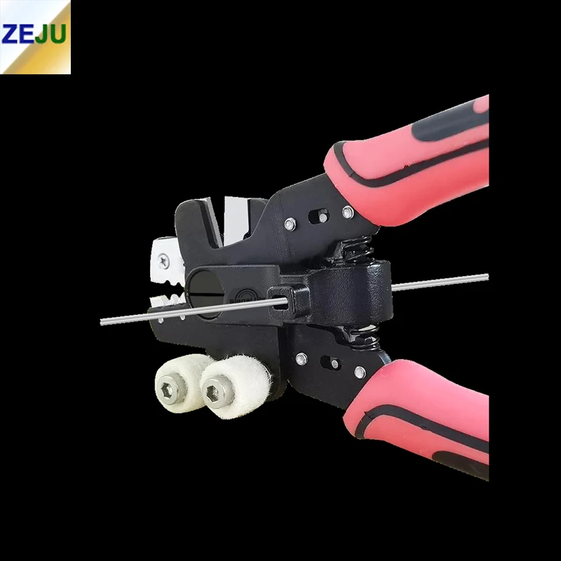 New Signalfire 4 In1 Fiber Optic Stripper with 3 Holes Miller Clamp Wire Stripping Pliers Scissors Cleaning Cotton