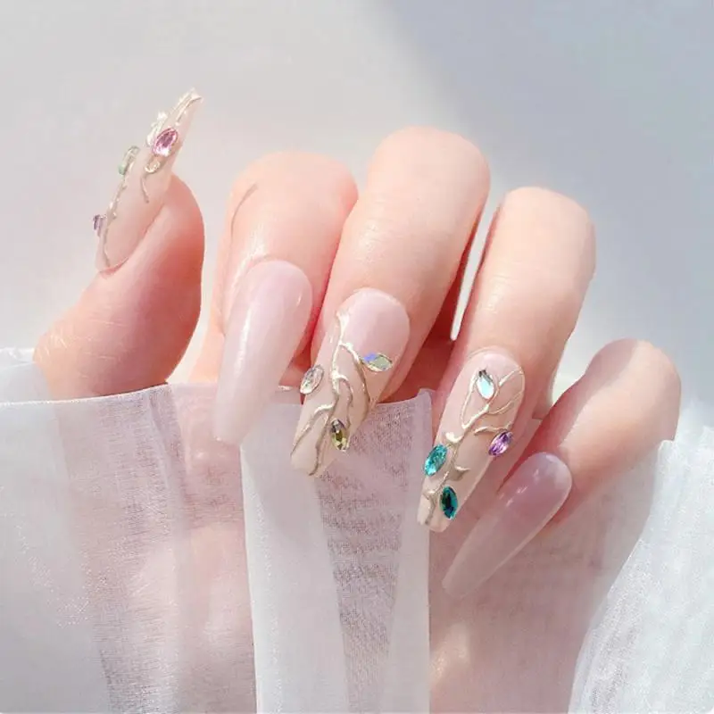 Мини-сердце с плоским основанием для ногтей Фотоэлементы Горячие стеклянные